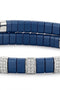Blue Modular Bracelet