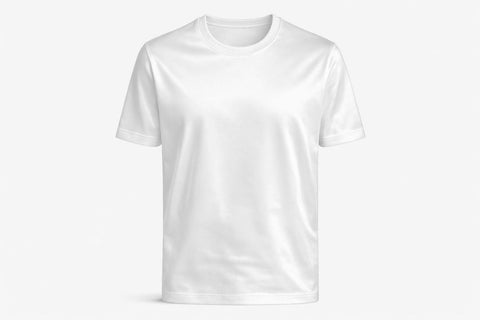 Classic White T-Shirt Filo Scozia