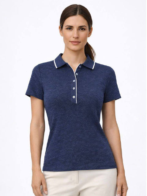 Polo Bicolore Ingle - Navy Blue