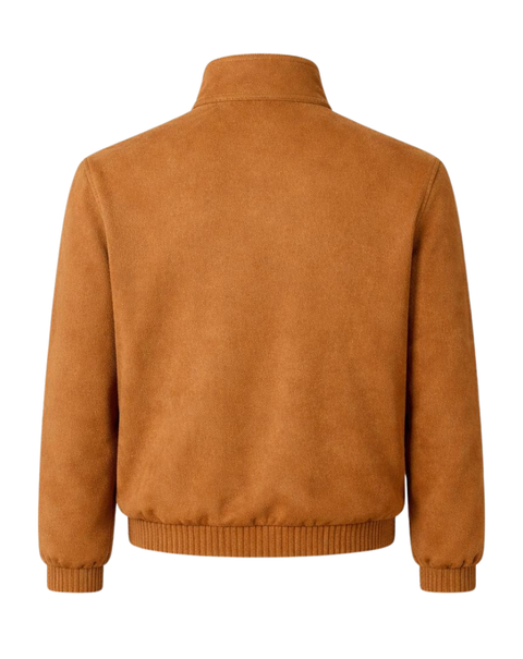 Classic Vicuña Bomber Jacket