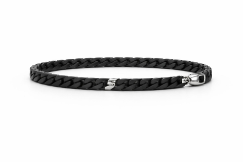 Black Cuban Ceramic Bracelet