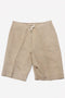 Beige Linen Shorts
