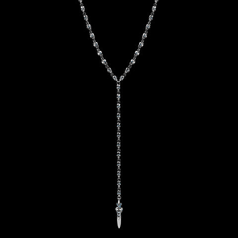 Teschi Drop Necklace – Sapphire Edition