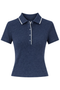 Polo Bicolore Ingle - Navy Blue