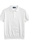 White Cotton Tennis Polo