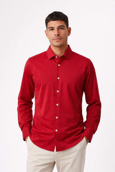 Red Long Sleeve Shirt