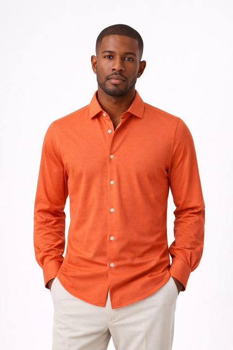 Orange Long Sleeve Shirt