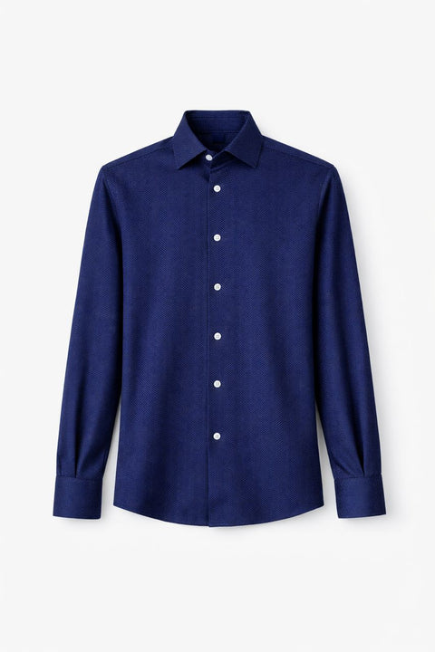 Midnight Blue Tailored Shirt