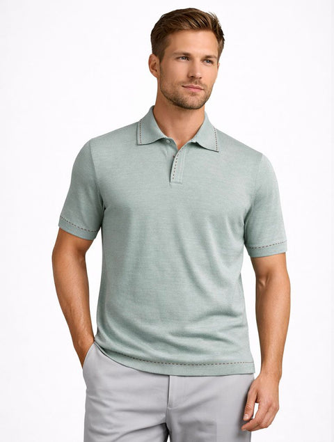 Skipper Riviera Polo - Aquamarine