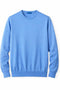 Round-Neck Knit Sweater - Sky Blue