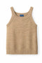 Camel Brushed Knit Tank Top
