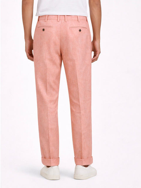 Rose Linen Tailored Trousers