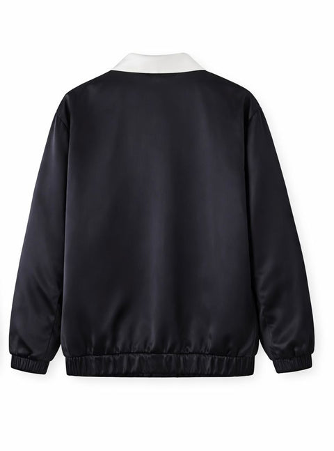 Sport Tuxedo Bomber - Black