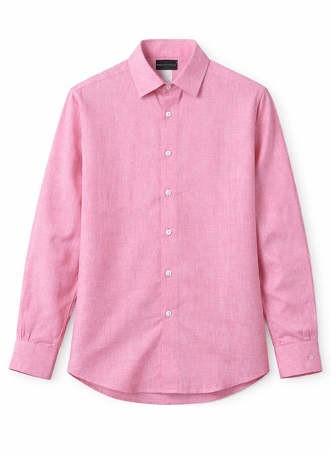 Soft Pink Linen Shirt