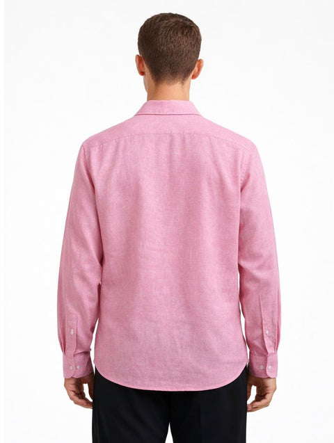 Soft Pink Linen Shirt