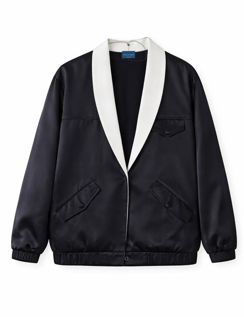 Sport Tuxedo Bomber - Black