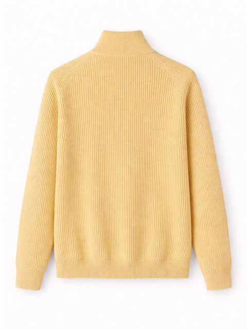 Cashmere Full-Zip Knit Butter
