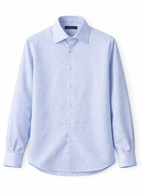 Light Blue Cotton Poplin Shirt