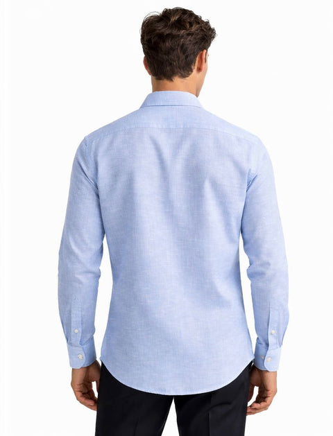 Light Blue Cotton Poplin Shirt