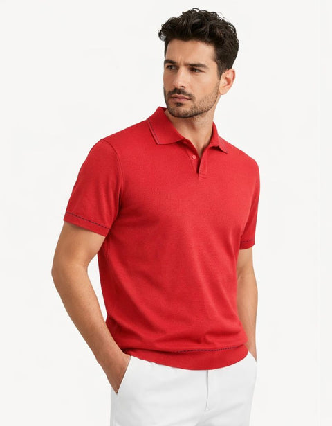 Skipper Riviera Polo - Rosso