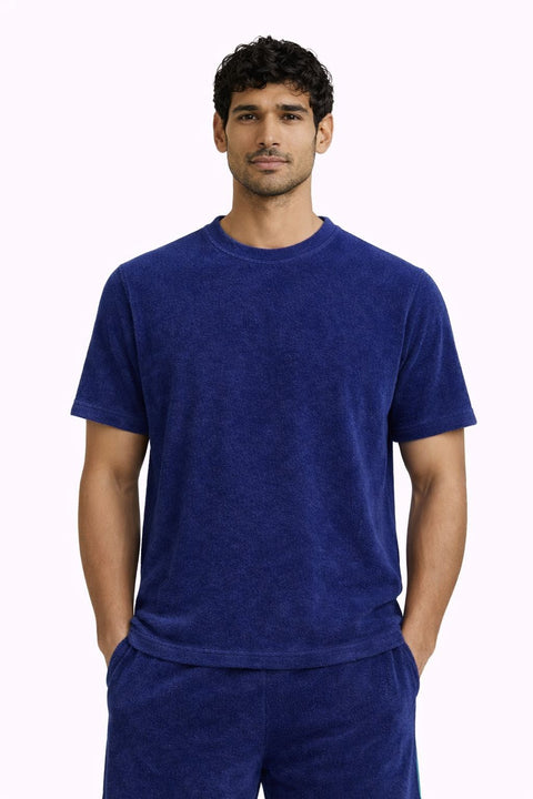 Terry T-Shirt - Navy Blue