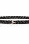 Cuban Chain Bracelet - Black & Rose Gold